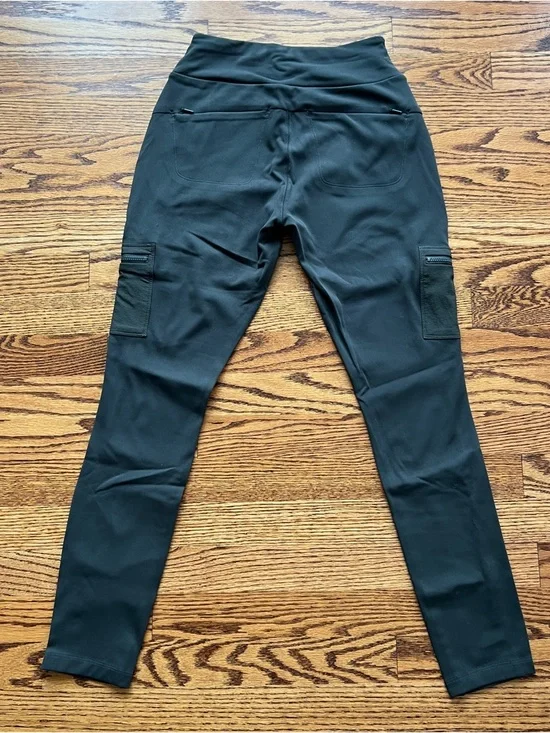 Athleta Green Performance Cargo Leggings - Picture 2 of 4